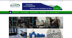 Desktop Screenshot of esic.fr